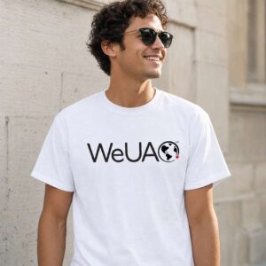 white WeUAO tee-shirt